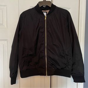 Black Bomber Jacket